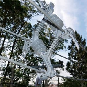 Espaciador Poligonal con Garras – 35 kV – ECR
