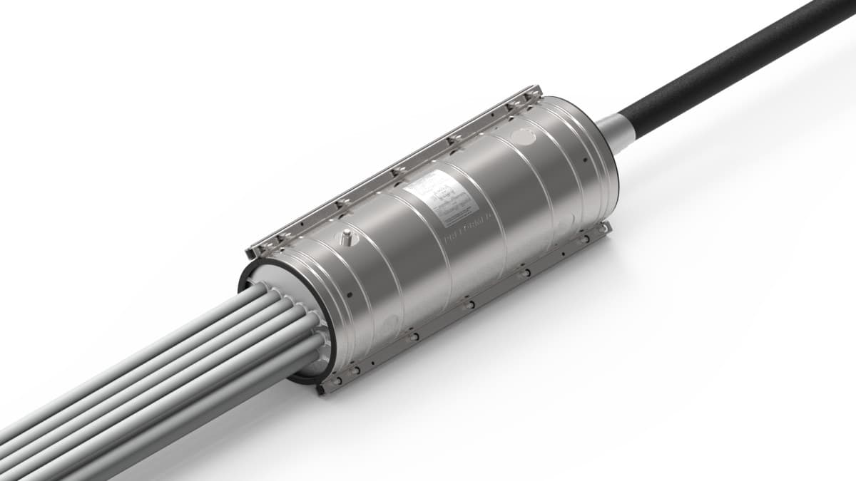 ARMADILLO Vault Closure de acero inoxidable para empalmes en cámara