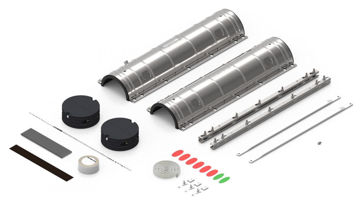 Kit cierre empalme ARMADILLO® Stainless con bonding