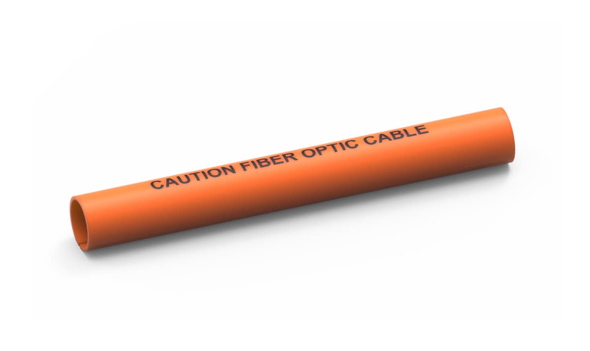 Marcador de cable de fibra óptica FIBERLIGN® de color naranja para identificación en postes