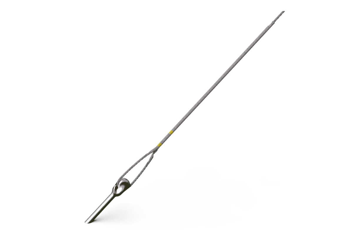 Terminal de anclaje GUY-GRIP® Dead-End instalado en poste