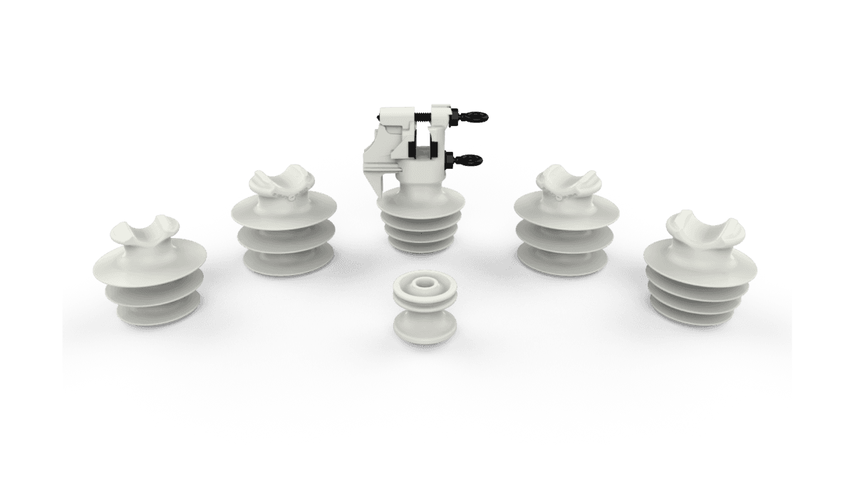 Aislador polimérico INSULIGN® blanco para neutro primario