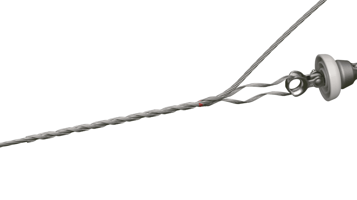 Terminal Distribution-Grip instalado en conductor