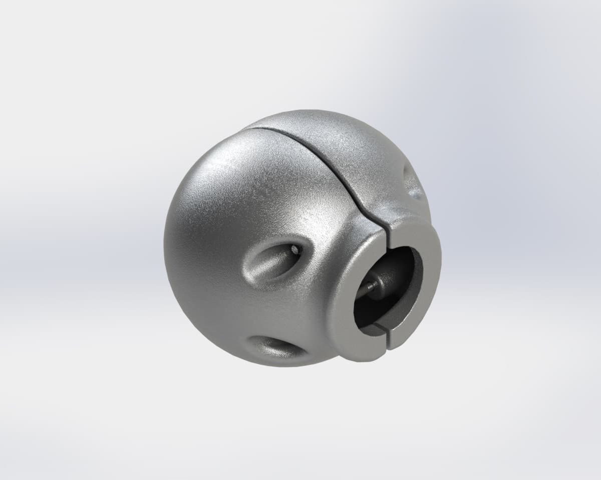 Esfera Anticorona para subestaciones de alto voltaje