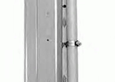 Marcador de pedestal amarillo de polietileno de alto impacto
